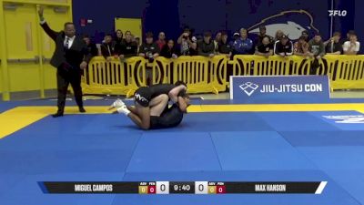 Max Hanson vs Miguel Campos 2025 Pan IBJJF Jiu-Jitsu No-Gi Championship