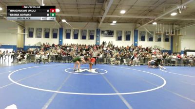 152 lbs 3rd Place - Nmachukwu Okoli, Bridgewater-Raynham vs Ksenia Gorman, King Philip