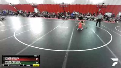 97 lbs Cons. Round 1 - Wyatt McGuire, Riverdale Wrestling Club vs Wyatt Hansen, Wrestling Factory