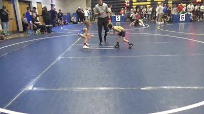 52 lbs Semifinal - Charae Gregula, Mt. Lebanon vs Crue Adkins, Saegertown