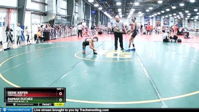 84 lbs Rd# 10- 4:00pm Saturday Final Pool - Damian DuChez, Maryland Black vs Derik Kiefer, Terps Demons