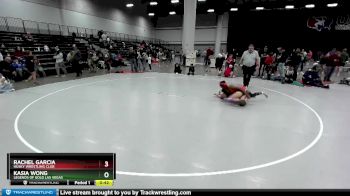 130 lbs Semifinal - Rachel Garcia, Husky Wrestling Club vs Kasia Wong, Legends Of Gold Las Vegas