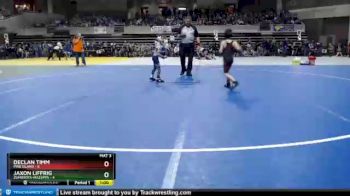 55 lbs Semis (4 Team) - Declan Timm, Pine Island vs Jaxon Liffrig, Zumbrota-Mazeppa