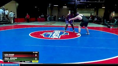 1A-285 lbs Cons. Semi - Levi Shaw, Jasper County vs Paul Jenkins, Athens Christian