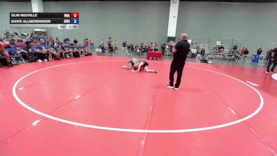 165 lbs Olin Neuville, Wisconsin Blue vs Davis Allmendinger, Arkansas