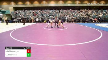 138 lbs Consi Of 32 #1 - Lincoln Lofthouse, Mountain Crest vs Luke Jensen, Rocky Mountain