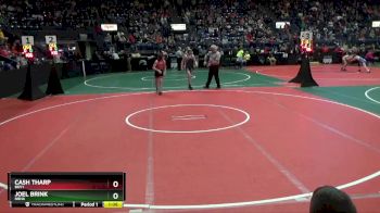 114 lbs Quarterfinal - Cash Tharp, BKV1 vs Joel Brink, NBHA