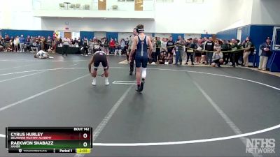 113 lbs Champ. Round 1 - Raekwon Shabazz, Xavier vs Cyrus Hurley, Delaware Military Academy