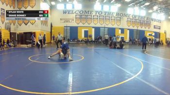 165 Blue Semifinal - Dylan White, Bartram Trail H.S. vs Drake Bonney, Miami Palmetto