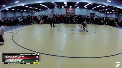 77 lbs Cons. Round 2 - Morrison Motley, Warmup Gang Wrestling Club vs Michael Kniezewski, Ranger Wrestling Club