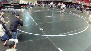 140 lbs Cons. Round 2 - Jury Maendele, Cozad Wrestling Club vs Axton Schultz, Bayard Wrestling Club