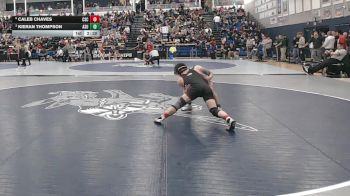 141 lbs Quarterfinal - Kieran Thompson, Adams State vs Caleb Chaves, Chadron State