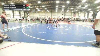 142 lbs Rr Rnd 1 - Tristan Snyder, All American Wrestling Club - MS vs William Scruggs, Indiana Outlaws Gold - MS