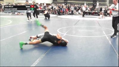 65 lbs Rr Rnd 7 - Sam Mills, Warhawks Wrestling Inc. - K3 vs Dallas Carter, All I See Is Gold Academy - K3