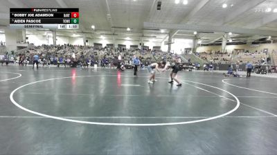 220 lbs Semifinal - Bobby Joe Adamson, Buccaneer Wrestling Club vs Aiden Pascoe, Blackman Wrestling Club