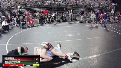 140 lbs Semis & 1st Wrestleback (8 Team) - John Erb, Kansas Copperhead vs Dylan Stewart, Team Oregon