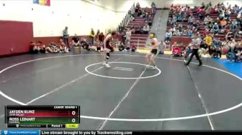 138 lbs Champ. Round 1 - Ross Leinart, Central vs Jayden Kunz, Star Valley