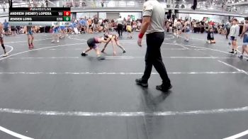 80 lbs Semis (4 Team) - Jensen Long, U2 Vougars Uprising VHW vs Andrew (Henry) Lopera, The Outsiders Squeeze