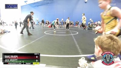 88 lbs Round 2 (4 Team) - Isaac Milhon, Missouri Outlaws vs Jack Gravitt, OpenMats Wrestling Club