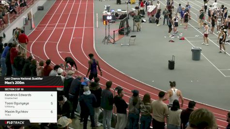 Men's 200m Invite, Prelims 3