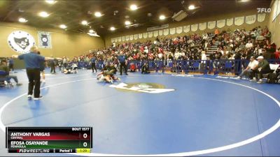 175 lbs Semifinal - Anthony Vargas, Central vs Efosa Osayande, Peninsula