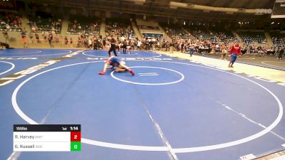 155 lbs Quarterfinal - Rylan Harvey, Smith Wrestling Academy vs Gabriel Russell, Independent