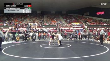 285 lbs 1st Place Match - Willy Jon Morales, Augusta vs Osiris Unruh, Meriden - Jefferson West Hs