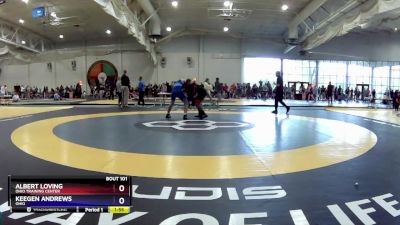 165 lbs Cons. Round 3 - Albert Loving, Ohio Training Center vs Keegen Andrews, Ohio