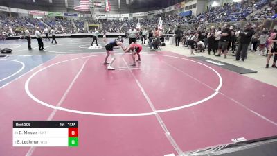 130 lbs Round Of 32 - Darius Masias, Fort Morgan Wrestling Club vs Stran Lechman, West Grand