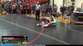 132 lbs Champ. Round 1 - Vance Williams, Woodstock (MARIAN) vs Tj Silva, DAKOTA