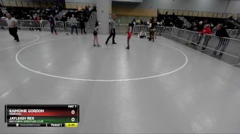 76 lbs 5th Place Match - Jayleigh Rex, Bad Karma Wrestling Club vs KaiMonie Gordon, Nebraska