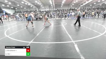 145 lbs Quarterfinal - Jameson Strickland, PA vs Alyona Rik, FL