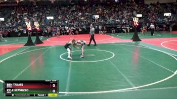 90 lbs Quarterfinal - Kyle Scavuzzo, HDH1 vs Ben Takats, BTWA