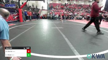 55 lbs Consi Of 4 - Ben Bartel, Bartlesville Wrestling Club vs Elijah Mote, Bartlesville Wrestling Club