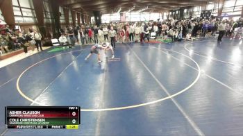 110 lbs Champ. Round 1 - Asher Clauson, Champions Wrestling Club vs Cole Christensen, Sanderson Wrestling Academy