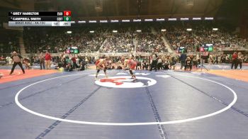 4A-150 lbs Cons. Semi - Campbell Smith, Central vs Grey Hamilton, Evanston