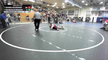 190 lbs Cons. Round 3 - Sue Magallon-Hernandez, Temescal Canyon vs Adviema Malsberger, Wilson/Long Beach