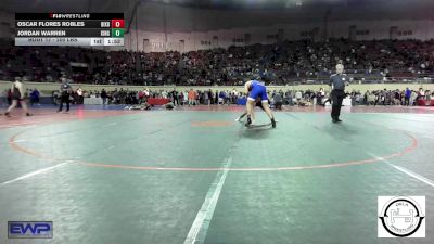 200 lbs Round Of 128 - Oscar Flores Robles, Bixby vs Jordan Warren, Kingfisher YellowJackets
