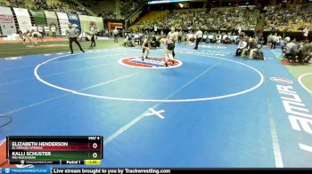 135 Class 1 lbs 1st Place Match - Kalli Schuster, Mid-Buchanan vs Elizabeth Henderson, El Dorado Springs