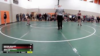 113 lbs Cons. Round 2 - Brodie Beamer, New Philadelphia vs Brayten Durell, Black River