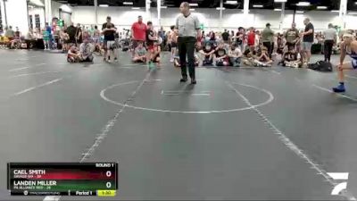 110 lbs Round 1 (4 Team) - Cael Smith, Savage WA vs Landen Miller, PA Alliance Red