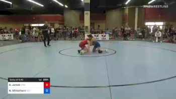 57 kg Consi Of 8 #2 - Alexis Janiak, SPAR Wrestling Academy vs Ngao Shoua Whitethorn, Victory School Of Wrestling