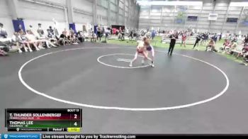 100 lbs Placement Matches (8 Team) - T. Thunder Sollenberger, Pennsylvania Blue vs Thomas Lee, Colorado