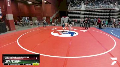 110 lbs Cons. Round 3 - Micah Reynolds, Windy City Wrestlers vs Fernando Ramos-Rivera, Jackson Hole Wrestling Club