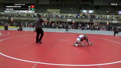 65 lbs Round 5 - Gannon Knutson, Outlaw Wrestling Club vs Jeb Bahl, Sarbacker Wrestling Academy