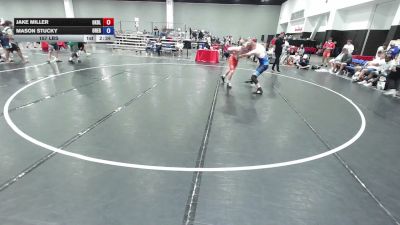 157 lbs Jake Miller, Oklahoma Blue vs Mason Stucky, Team Oregon