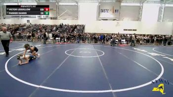 99 lbs Champ. Round 1 - Parker Dawes, Club Not Listed vs Victor Leguillow, Bear Cave Wrestling