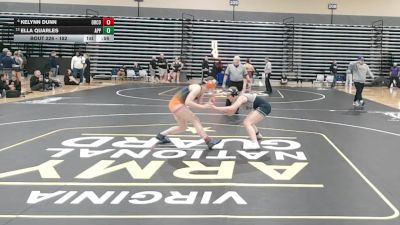 152 lbs Cons. Round 2 - Kelynn Dunn, Orange County vs Ella Quarles, Appomattox County