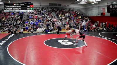 114 lbs Champ. Round 2 - Landon Randolph, Westmont Hilltop Hs vs Luke Montgonery, Fox Chapel Area Hs