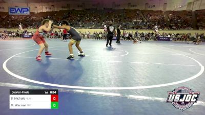 120 lbs Quarterfinal - Bryar Nichols, Plainview Youth Wrestling Club vs MaminaKowa Warrior, Tecumseh Youth Wrestling